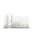 thumbnail image 3 of Unique Loom Davos Shag Collection Area Rug - Solid (3' 1" Square White/Ivory), 3 of 7