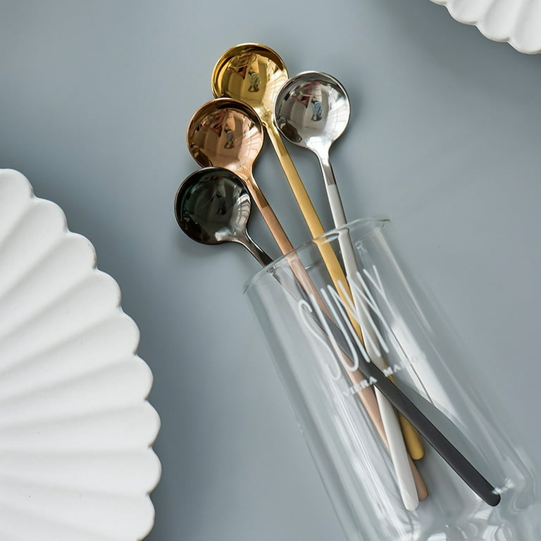 Ochine Stainless Steel Spoon Coffee Spoon Long Handle Tea Spoons