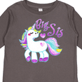thumbnail image 4 of Inktastic Big Sis unicorn Girls Long Sleeve Toddler T-Shirt, 4 of 5