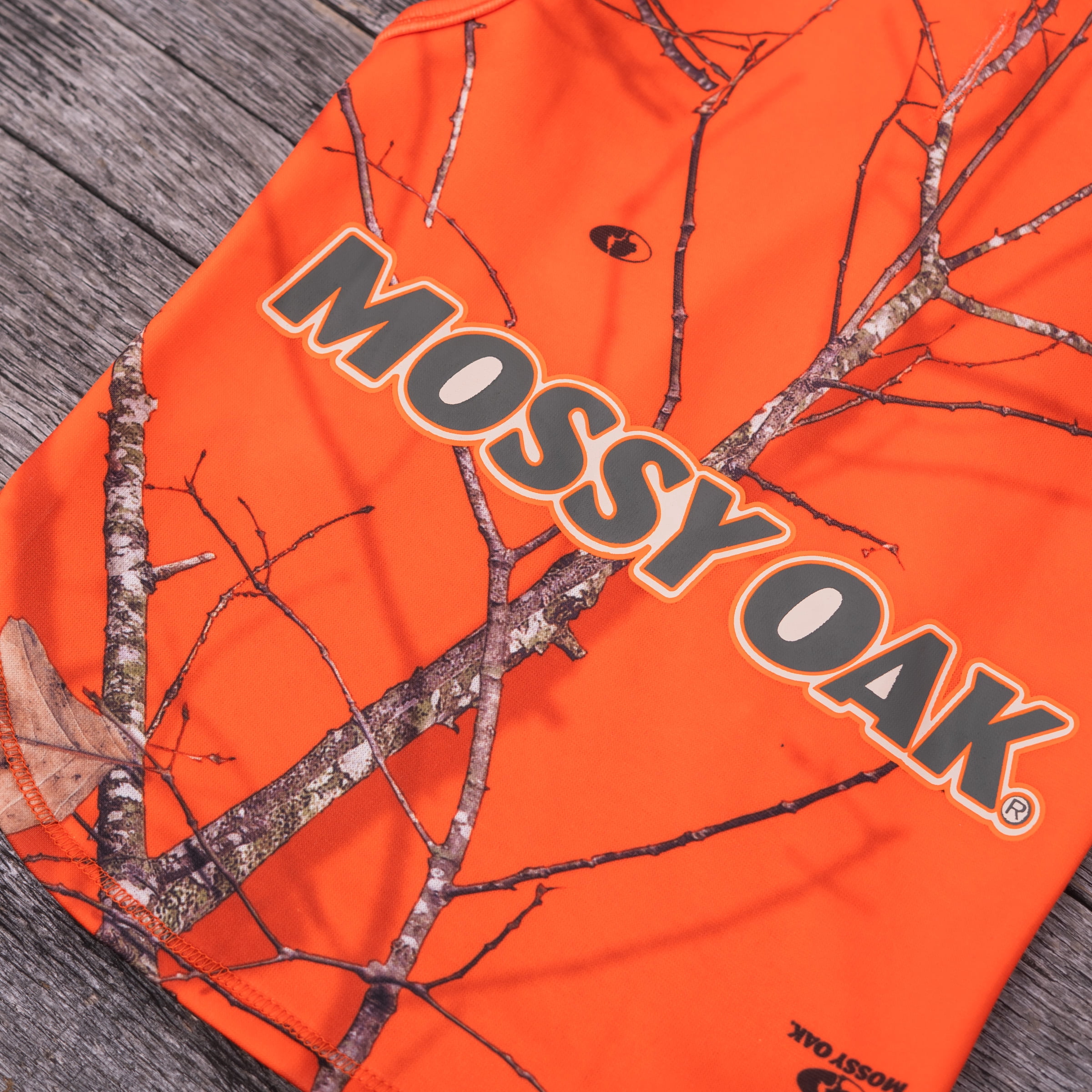 Mossy Oak Fall Dog Hoodie, Country Camo, Orange, Large