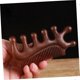thumbnail image 4 of Peine de madera para masaje capilar con diseño de dientes anchos para cabello rizado y para desenredar., 4 of 4