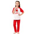 thumbnail image 2 of XUNKUSGA Matching Family Christmas Pajamas Set Classic Print Short Sleeve Top and Long Pants Sleepwear sets Matching Xmas Jammies for Family Photoshoot Home Lounging,Size 11-12 Years, 2 of 7