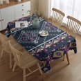 thumbnail image 2 of Rectangle Waterproof Tablecloth 60×84 Inch, Aetec Navy Blue Reusable Indoor/Outdoor Durable Table Cover for Party Kitchen Dinner Room Decor, 2 of 5