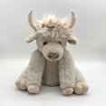thumbnail image 1 of Scottish Handmade Highland Cattle, Highland Cow Stuffed Animal Plush Toy, 1 of 5