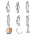 thumbnail image 1 of 6Pcs Belly Button Ring for Women Belly Rings Small Hoop Belly Button Rings Simple Reverse Navel Rings Body Belly Piercing Jewelry, 1 of 7
