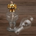 thumbnail image 4 of czcpp-Small Oil Lamp Chimney, 6.5 Inch Chimney Transparent Glass Shade for Clear Hurricane Kerosene Lamp Replacement (Small Flat Style), 4 of 4