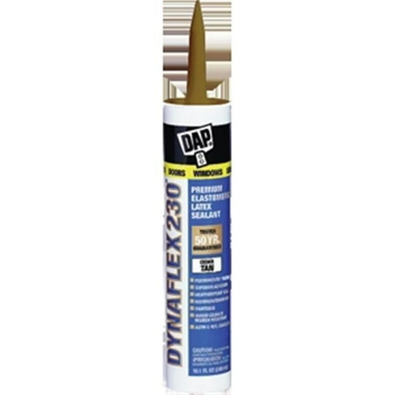 Dap 18412 10.3 oz. Cedar Tan 230 Dynaflex Elastomeric Latex Sealant