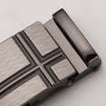 thumbnail image 4 of Bunblic 3x Metal Alloy Ratchet Belt Buckle, Automatic Slide Buckle Replacement for Belt Strap 3.5cm 3 Pcs, 4 of 8