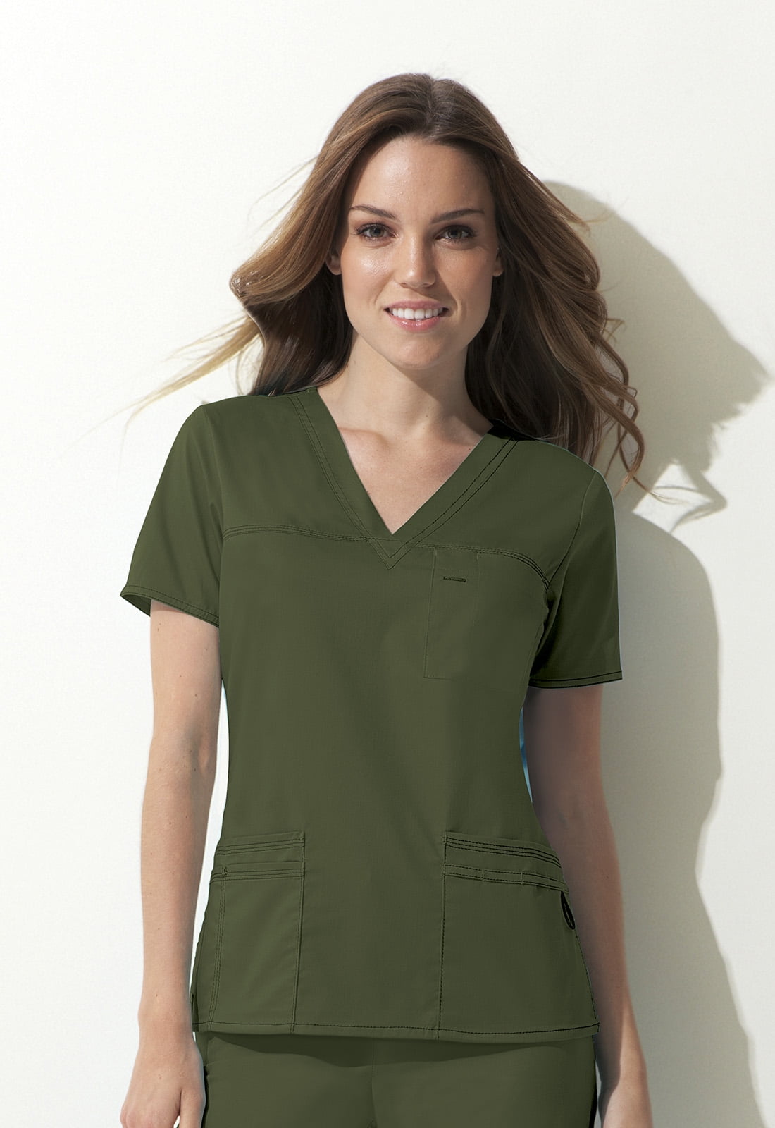 Dickies Dickies Gen Flex Scrubs Top for Women VNeck 817455, XXS