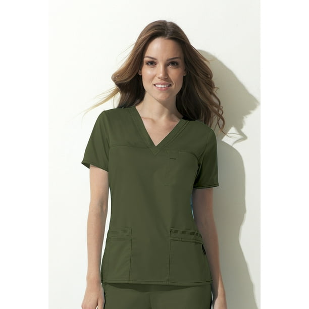 Dickies Dickies Gen Flex Scrubs Top for Women VNeck 817455, XXS