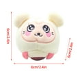 thumbnail image 3 of Cute Plush Vent Ball Small Animal Pinch Decompression Ball Festival Gift 5ml plastic Education E, 3 of 3