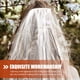 thumbnail image 4 of GOOHOCHY Vestido de novia tocado de velo elegante novia velo encantador novia adornamiento, 4 of 8