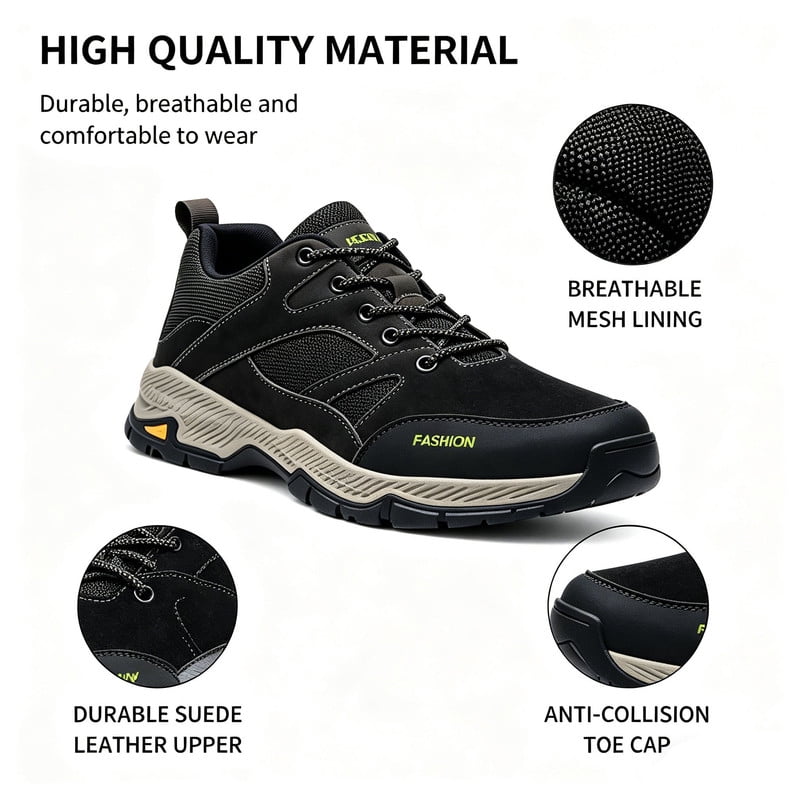 CHICVOMEY Comfortable Sneaker Men Lightweight Breathable Hiking Shoes Versatile Casual Athletic Shoes Ideal for Walking Hiking & Travel