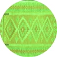 thumbnail image 1 of Ahgly Company Indoor Round Oriental Green Traditional Area Rugs, 3' Round, 1 of 1