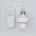thumbnail image 4 of 2X E26 E27 Control Remoto Inalámbrico de Luz Portalámparas 20M Base En / Off Interruptor Inteligente Rango de Dispositivo Inteligente (220V), 4 of 6