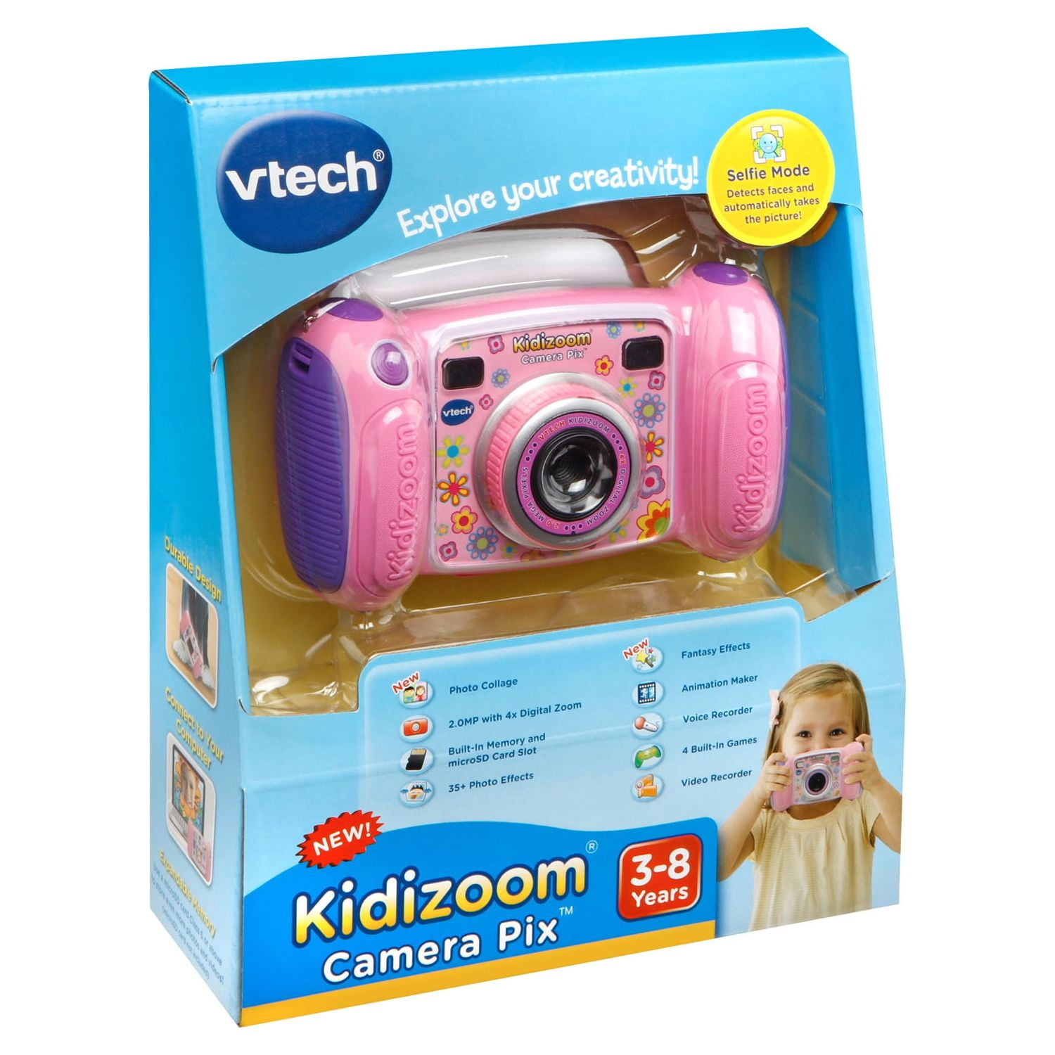 Caméra numérique VTech KidiZoom Caméra Pix, 3 ans et plus