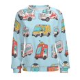 thumbnail image 7 of Fire Engine Car Truck Mom Sweatshirt For Women Long Sleeve Pullover, 7 of 7