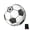 Black and white, variant on KRTYDBFZ Trendy Football Shaped Digital Camera 1200MP Photos Compactly For Everyday Use