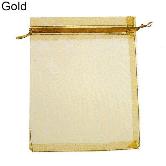 Exquisite Party Supplies 50 Pcs Organza Jewelry Gifts Drawable Box Wedding Gift Candy Mini Pouch Bag