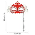 Rinsvye 2 Packs Party Fun Retro Masquerade Mask For Women With