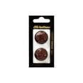 thumbnail image 2 of Dill Buttons 23Mm 2Pc Shank Leather Brown, 2 of 3