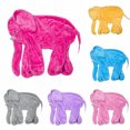 thumbnail image 4 of Elefante de peluche sin relleno, de algodón PP, suave, almohada para dormir para bebé, juguetes para niños, 4 of 4