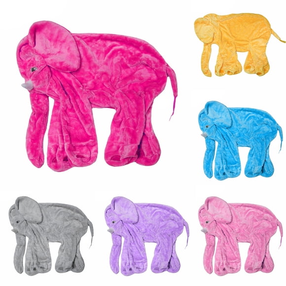 Elefante de peluche sin relleno, juguete de peluche de algodón PP, suave, almohada para dormir para bebés, juguetes para niños