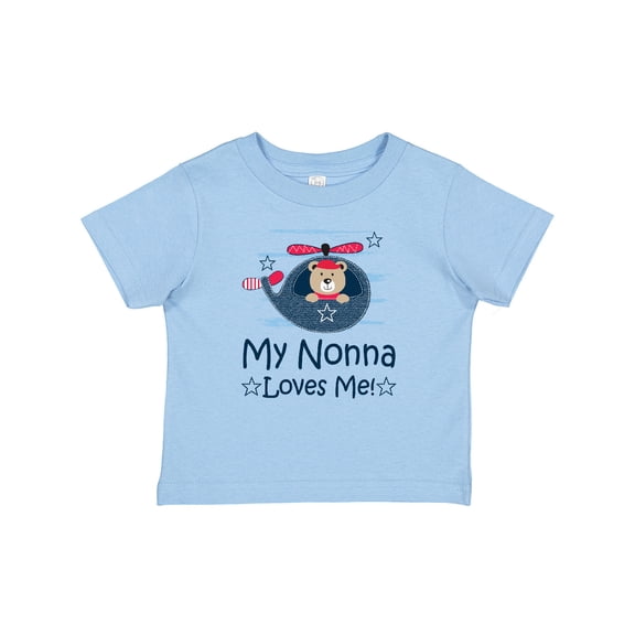 Inktastic My Nonna Loves Me Grandson Bear Boys Baby T-Shirt
