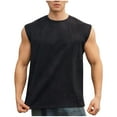 thumbnail image 2 of asjyhkr Mens Casual Tank Tops Sleeveless Crew Neck Shirts Hiking Beach Vacation Summer Shirts, 2 of 4
