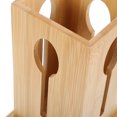 thumbnail image 3 of Bamboo Utensil Holder Draining Utensil Container Flatware Organizer for Kitchen Restaurant, 3 of 8