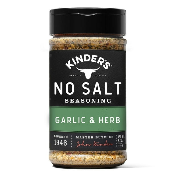 Kinder's No Salt Garlic and Herb Seasoning Blend (8.2 Ounce)