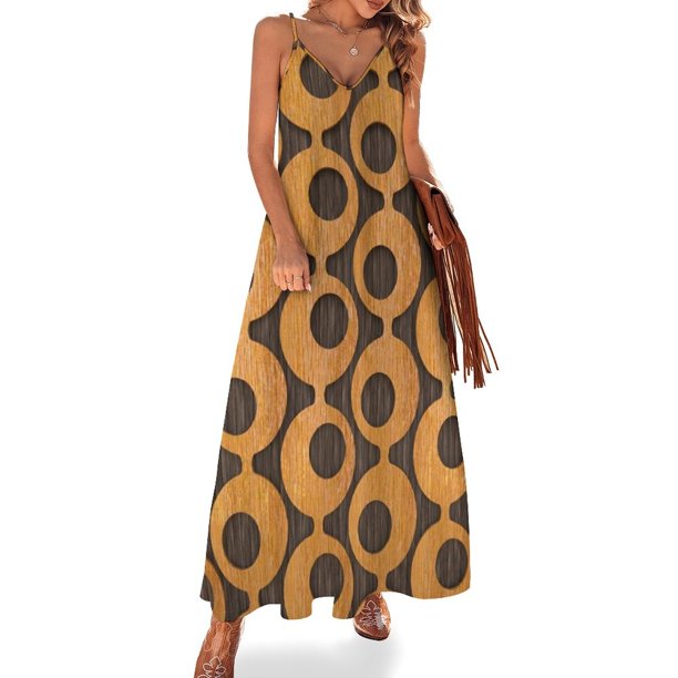 Patrón de vestido de caniche Rock n Roll Vestido sin mangas Vestidos de noche elegantes y chic para mujer Vestidos de noche para boda Moda para mujer