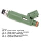 thumbnail image 5 of Boquilla De Inyector De Combustible Y Aceite, Repuesto De Inyectores De Combustible 100% Nuevo Para Avensis 2000-2008, 5 of 7