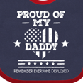 thumbnail image 4 of Inktastic Military Daddy Red Friday Deployed Boys or Girls Baby Bib, 4 of 4