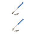 thumbnail image 3 of paramount for Micro Twist Drill Bits Pin Vise Multipurpose Precise Manual Tool Kit Compact Size Auto Rotate Resin Plastic Keychain Type 3 2Set, 3 of 6
