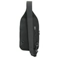 thumbnail image 3 of Protege Travel Sling Shoulder Bag, Black, 3 of 7