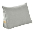 thumbnail image 1 of 20 * 31.5 * 7.8in Triangular Headboard Pillow Twin For Dorm Headboard Bed Pillows Bolster Cushion Bed Bolster Triangular Backrest Reading Pillow For Bed With Removable 80x50cm, 1 of 4
