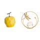 thumbnail image 1 of figura de arte,Escultura de fruta de porcelana decorativa para el hogar.,Estatua de fruta,decoración,adorno,fruta,figurita,oficina,Estatua de bola de cristal,Estatuas de bolas de cristal para, 1 of 8