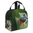 thumbnail image 2 of Balery Red-Eyed Tree Frog Bolsa de Almuerzo Aislada – Caja de Almuerzo con Papel de Aluminio Grueso, Mantiene la Comida Fresca por 4 Horas, 2 of 8