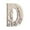 D, variant on 5 Inch Wooden Letter for Wall Decoration – Floral Design Wood Alphabet Letter for Crafts – Paintable Wooden Initial for Name Signs Wedding Home Decor