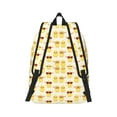 Balery Cute Yellow Duck Vintage Canvas Backpack for Men and Women