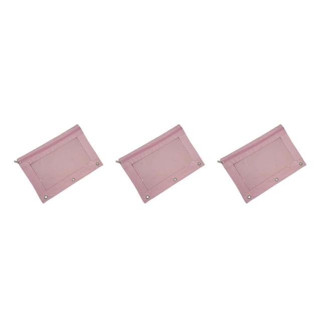 Bolsa de almacenamiento Seitruly con cremallera para documentos elegante Rosa