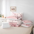 thumbnail image 6 of Homewish Cherry Blossom 7-Piece Twin Bedding Sets,Pink Sakura Bedding Comforter Set,Japanese Theme Sheet Sets For Girls Kids,Microfiber Bedroom Decor, 6 of 8