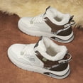 thumbnail image 3 of Winter New Thickened Fleece-Lined Low-Top Sneakers with Thick Soles, Height Increasing, Men's Shoes, 3 of 5