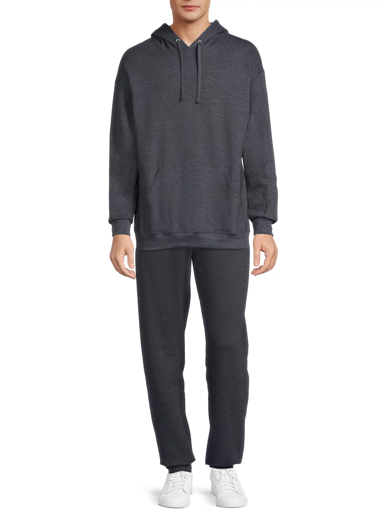 Athletic Works Men's Fleece Elastic Bottom Sweatpants, Sizes S-4XL