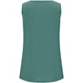 thumbnail image 4 of Aricy Women's Summer Tank Tops Loose Fit Soft Cotton Solid Gym Vest Casual Sleeveless Round Neck Tops Lightweight Sports Vests Tops for Ladies, 4 of 5