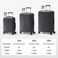 thumbnail image 5 of Ktaxon Luggage 3 Piece Set,Suitcase Set with 360° Spinner Wheels Hardside Lightweight Luggage 20in24in28in, Dark Gray, 5 of 8