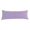 Unique Bargains Microfiber Pillowcase Long Bolster Body Pillow Cover 20" x 60"