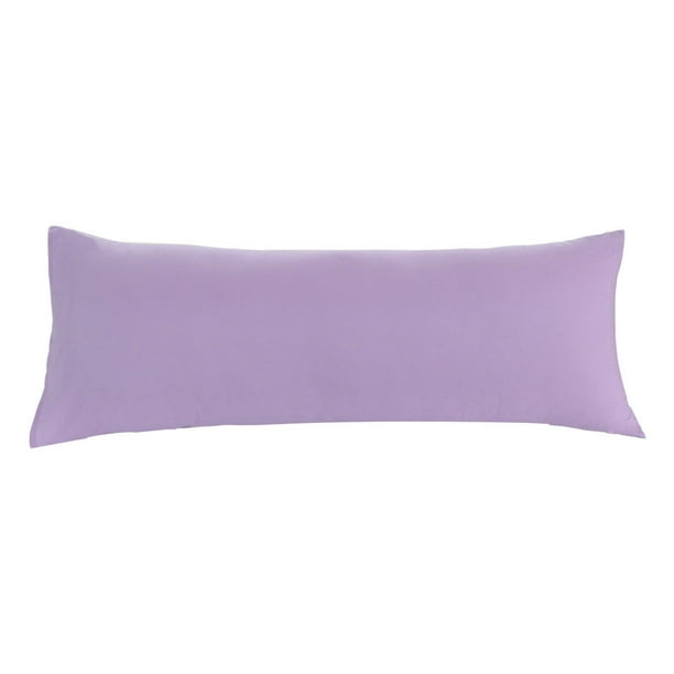 Unique Bargains Microfiber Pillowcase Long Bolster Body Pillow Cover 20 ...