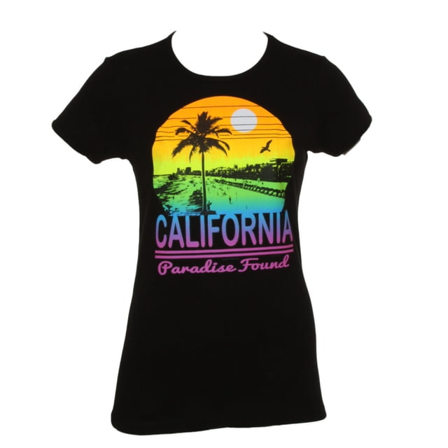 Camiseta de manga corta para mujer de Cali Orgulle - Paradise encontrado - Grande Cali Camiseta de manga corta